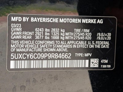 2023 BMW X6 xDrive40i Sports Activity Coupe