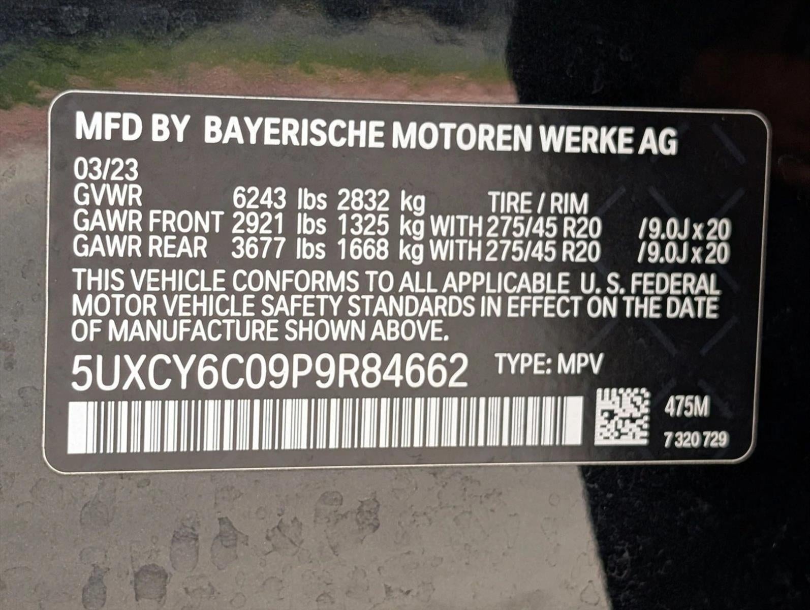 2023 BMW X6 xDrive40i Sports Activity Coupe