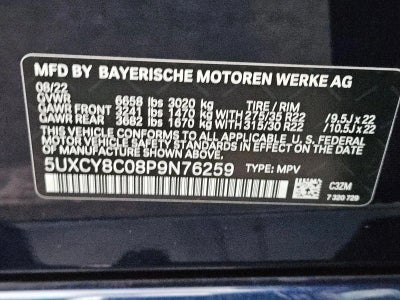 2023 BMW X6 M50i Sports Activity Coupe