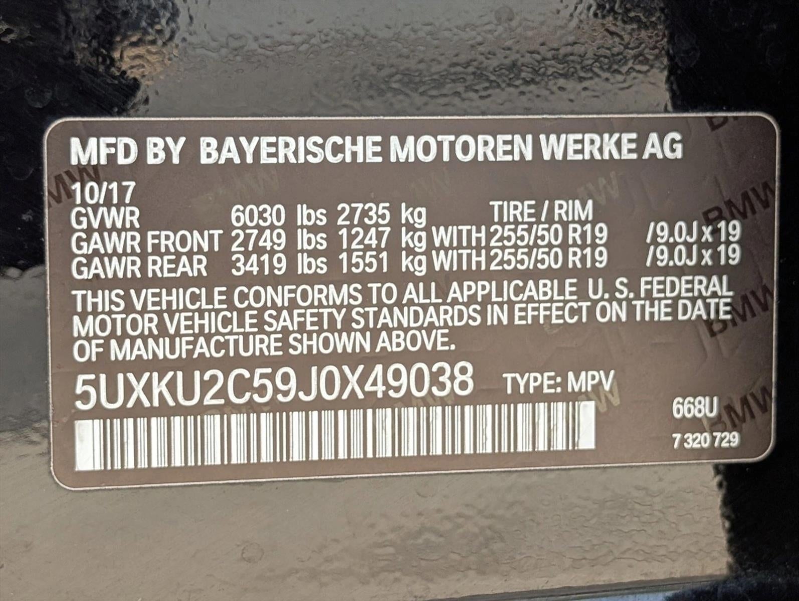 2018 BMW X6 xDrive35i Sports Activity Coupe