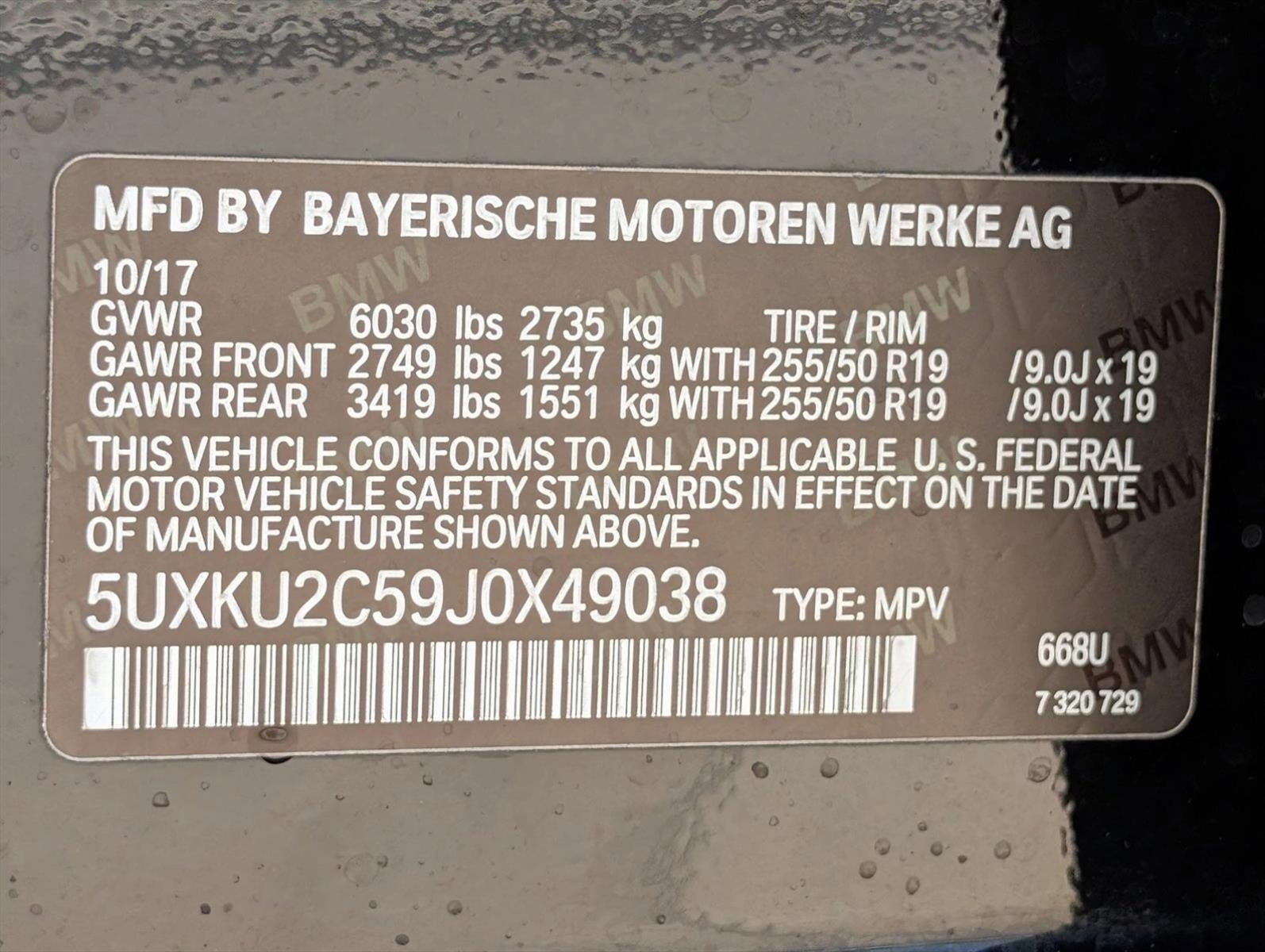 2018 BMW X6 xDrive35i Sports Activity Coupe