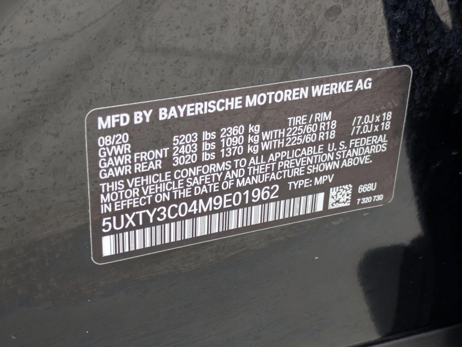 2021 BMW X3 sDrive30i Sports Activity Vehicle