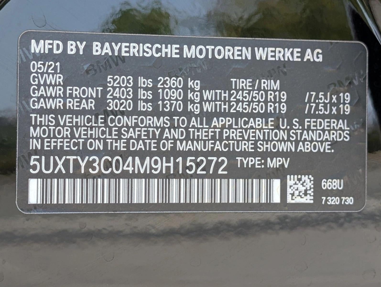 2021 BMW X3 sDrive30i Sports Activity Vehicle