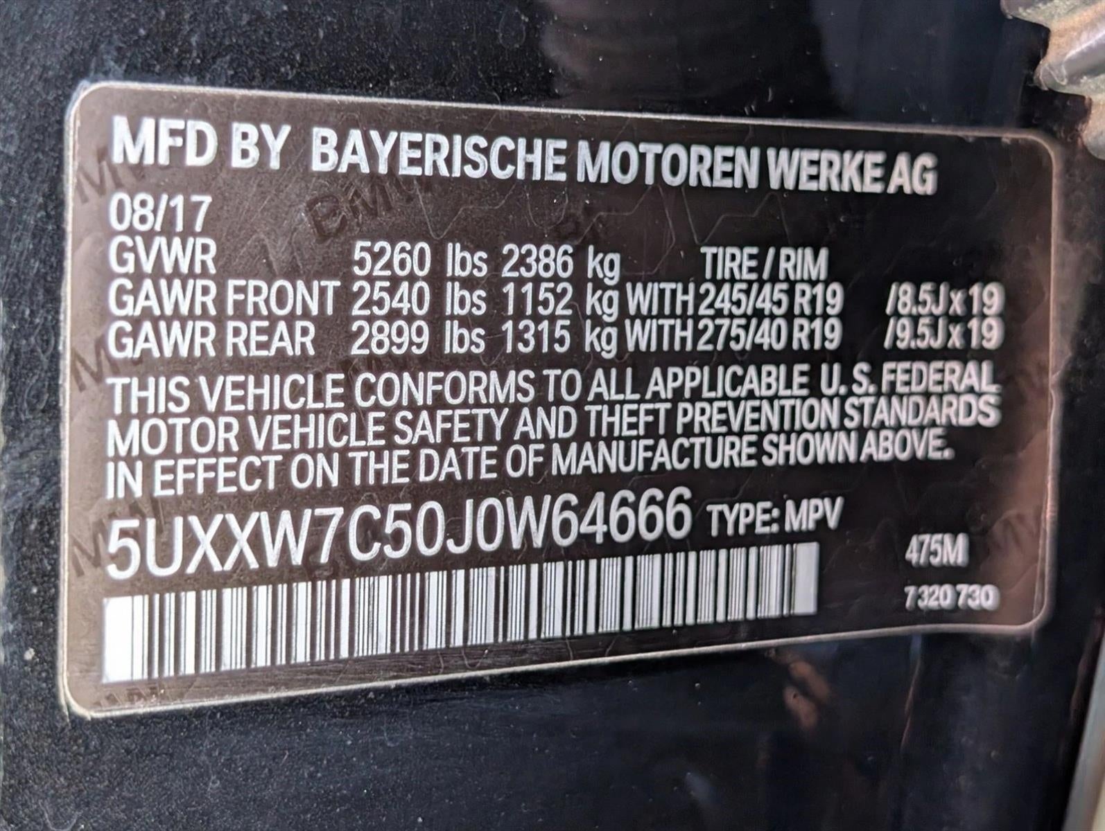 2018 BMW X4 M40i Sports Activity Coupe