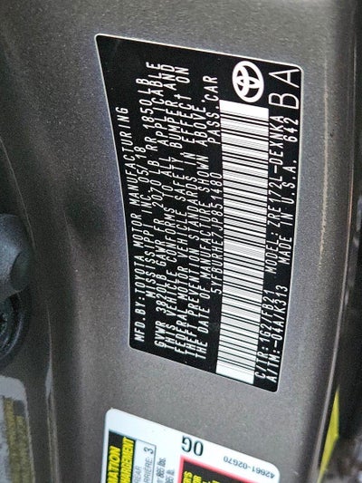 2018 Toyota Corolla LE CVT (Natl)