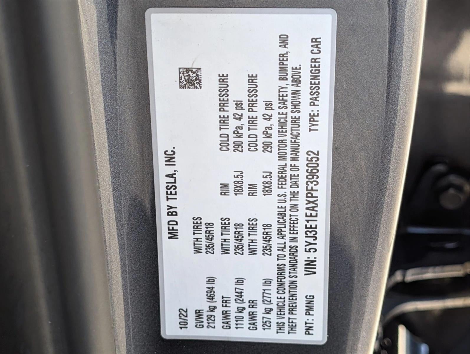 2023 Tesla Model 3 RWD