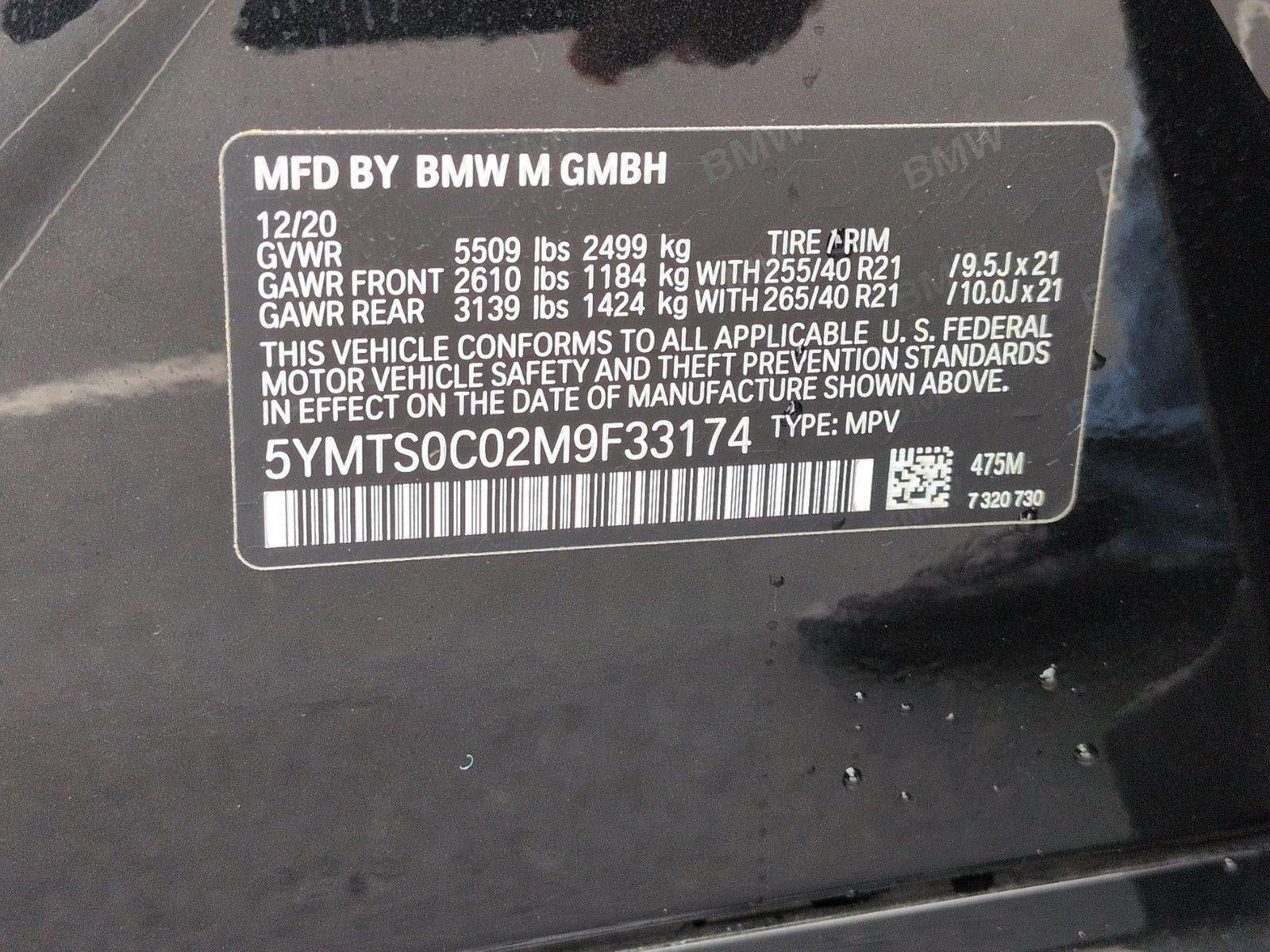 2021 BMW X3 M X3 M Sports Activity Vehicle