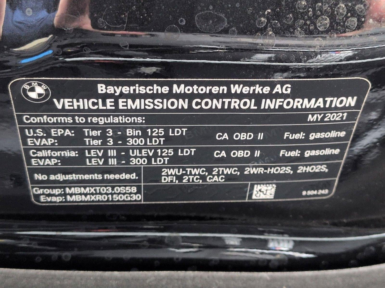 2021 BMW X3 M X3 M Sports Activity Vehicle