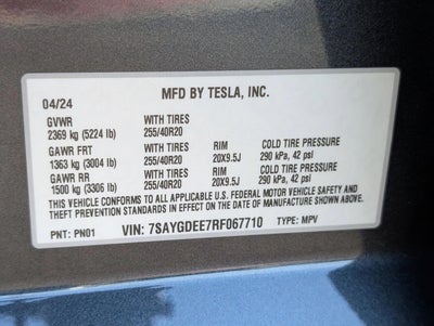 2024 Tesla Model Y Long Range AWD