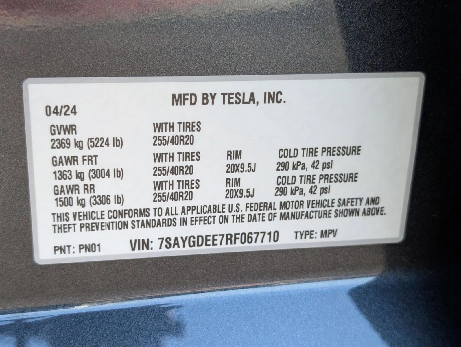 2024 Tesla Model Y Long Range AWD