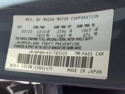 2025 Mazda Mazda3 Hatchback 2.5 Turbo Premium Plus Auto AWD