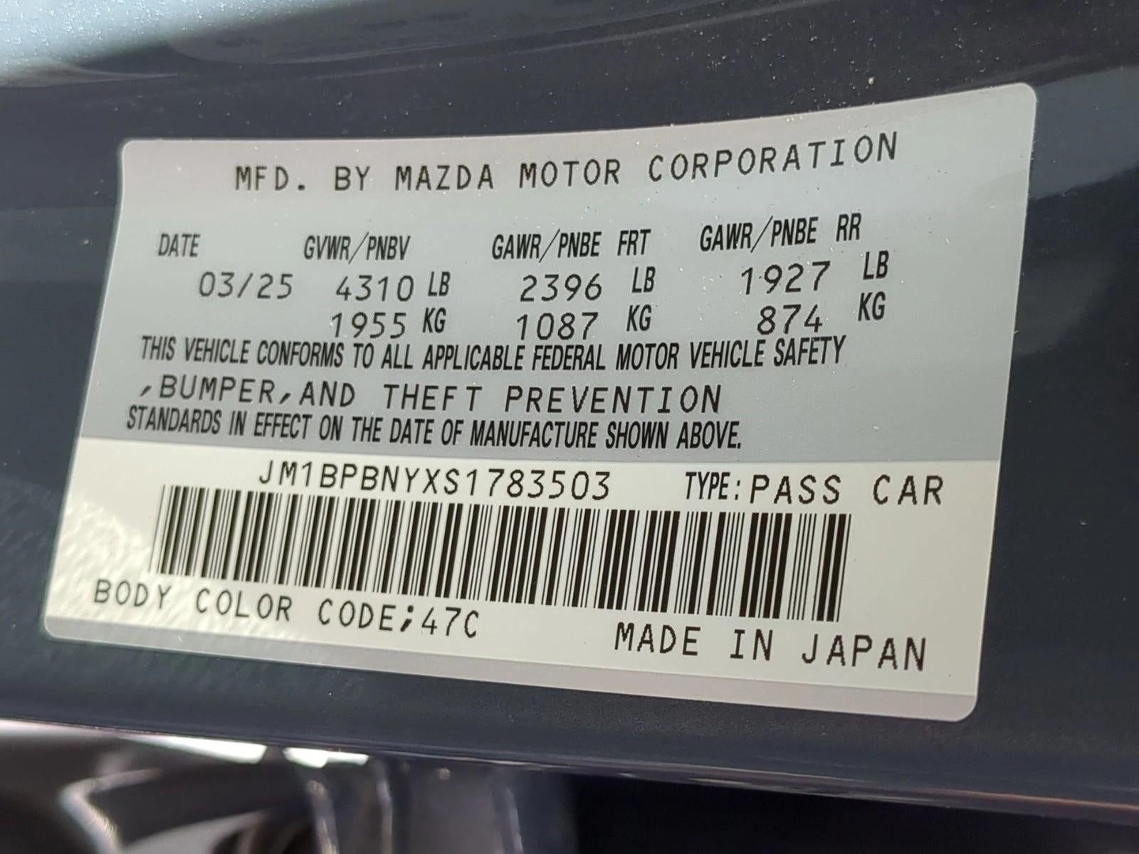 2025 Mazda Mazda3 Hatchback 2.5 Turbo Premium Plus Auto AWD