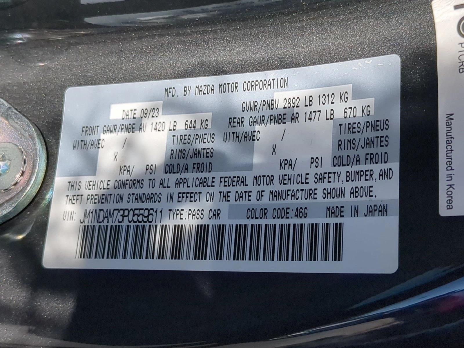 2023 Mazda Mazda MX-5 Miata RF Grand Touring Auto