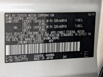 2020 Toyota RAV4 Hybrid XSE AWD (Natl) *Ltd Avail*