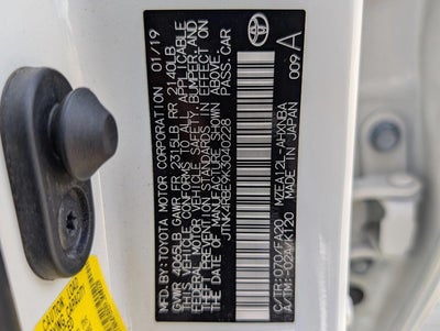 2019 Toyota Corolla Hatchback SE CVT (Natl)