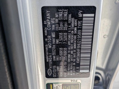2017 Hyundai SANTA FE SE 3.3L Auto