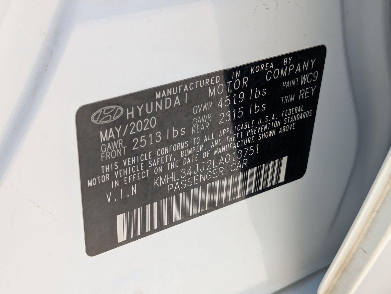 2020 Hyundai SONATA Hybrid SEL 2.0L