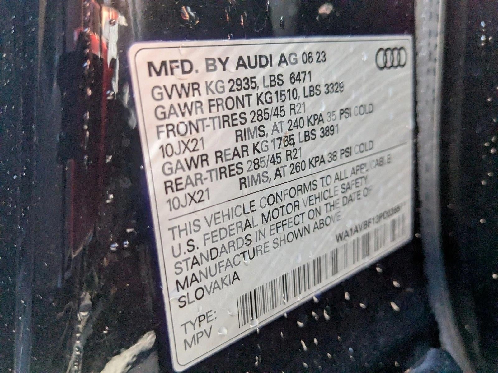 2023 Audi Q8 Premium 55 TFSI quattro