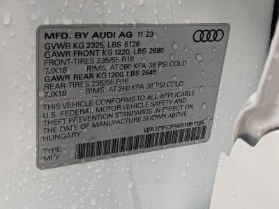 2024 Audi Q3 S line Premium 45 TFSI quattro