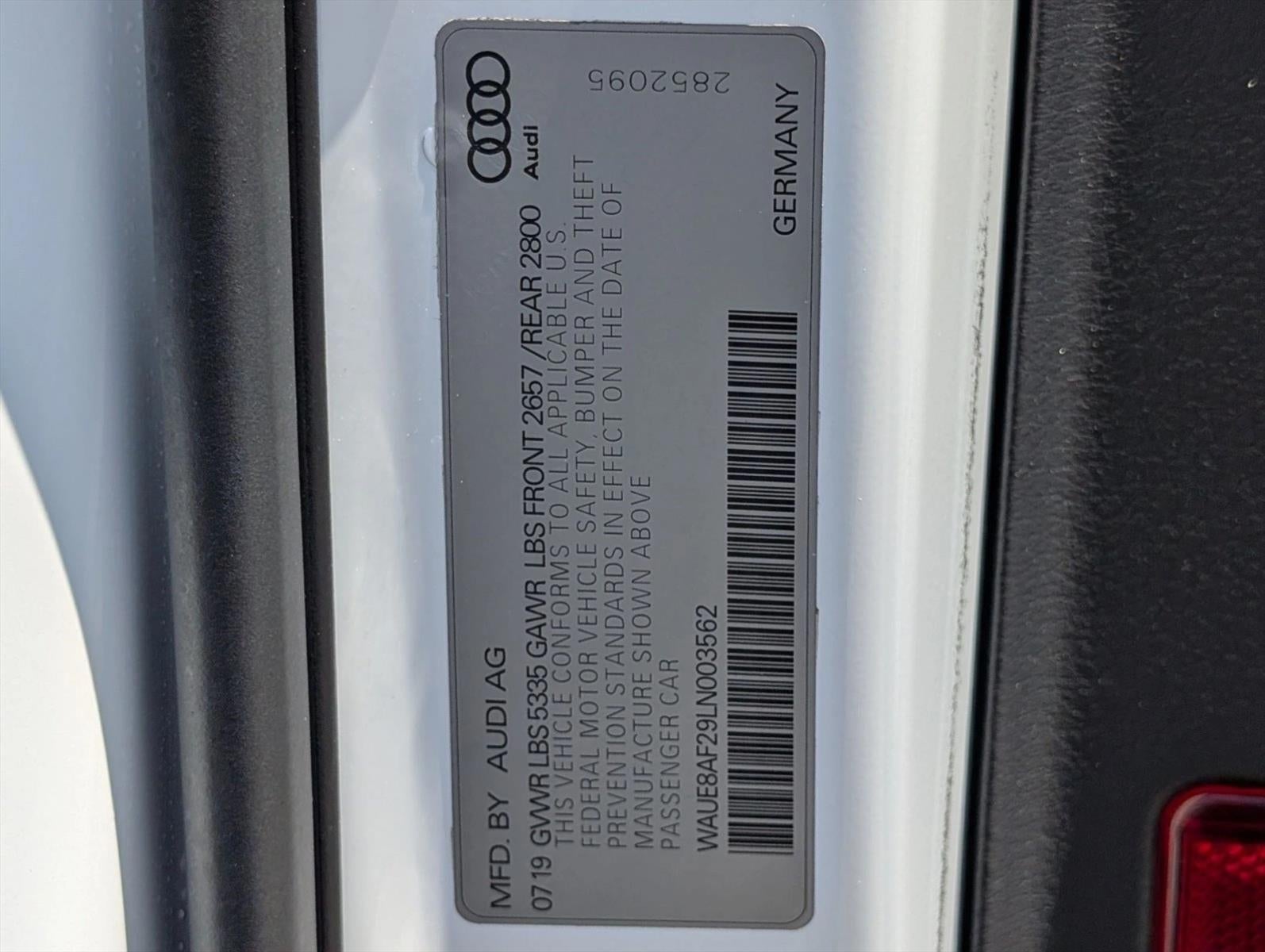 2020 Audi A6 Premium Plus 45 TFSI quattro