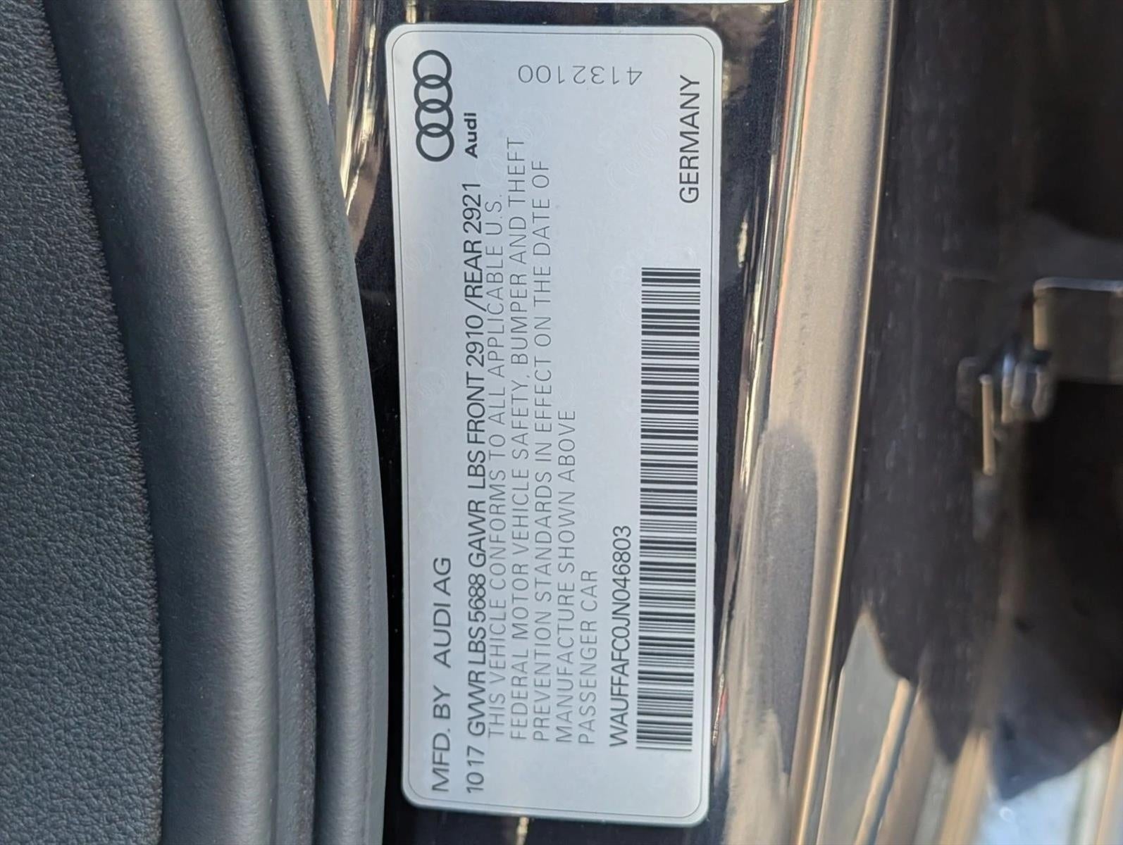 2018 Audi S6 4.0 TFSI Premium Plus