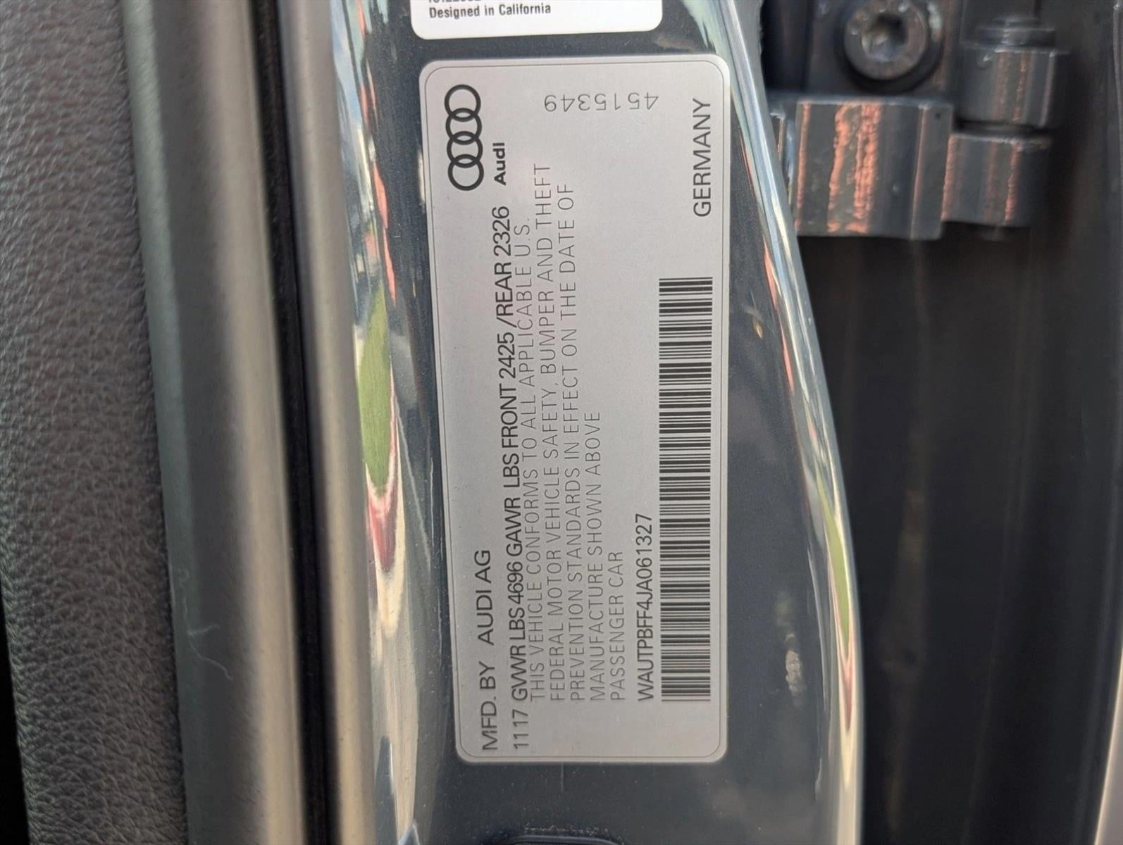 2018 Audi A3 Sportback e-tron 1.4 TFSI PHEV Premium Plus