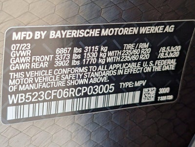 2024 BMW iX Sports Activity Vehicle