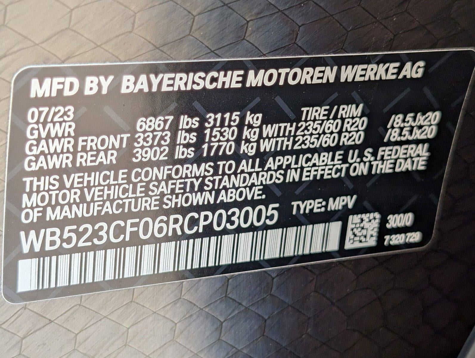 2024 BMW iX Sports Activity Vehicle