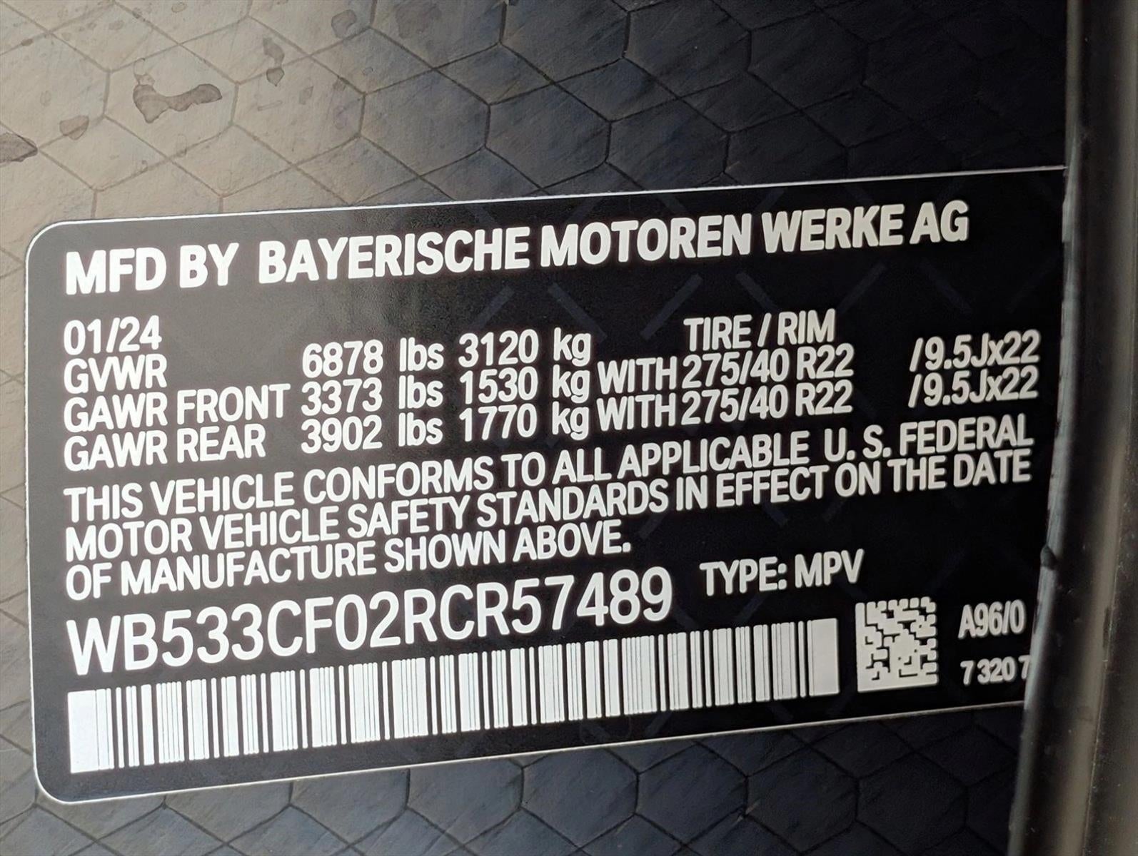 2024 BMW iX Sports Activity Vehicle