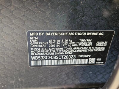 2025 BMW iX Sports Activity Vehicle