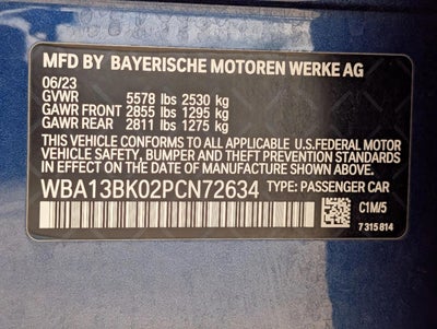 2023 BMW M550i xDrive Sedan