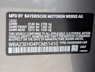 2023 BMW 740i Sedan