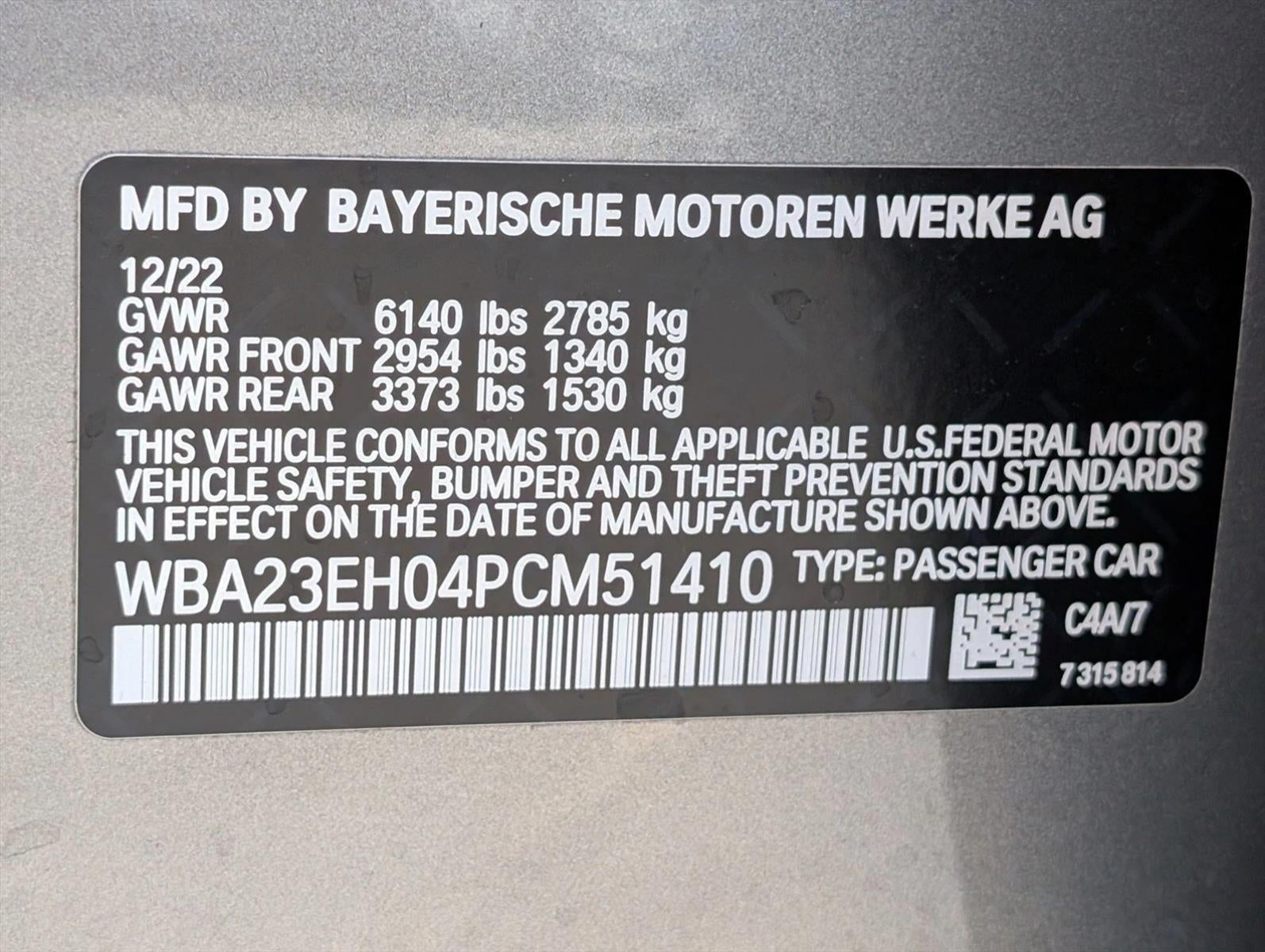 2023 BMW 740i Sedan