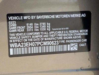 2023 BMW 740i Sedan
