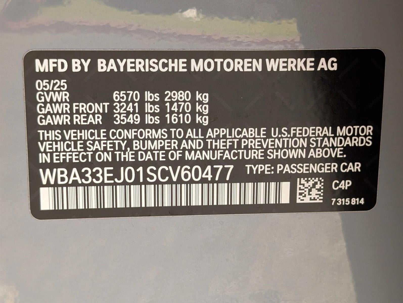 2025 BMW 760i xDrive Sedan