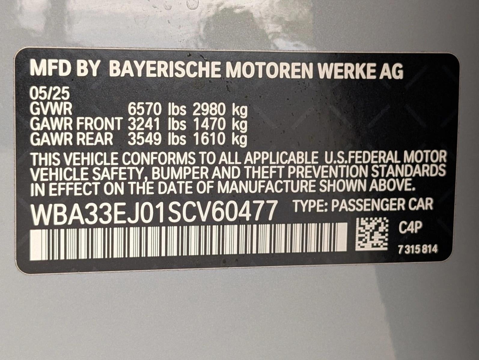2025 BMW 760i xDrive Sedan