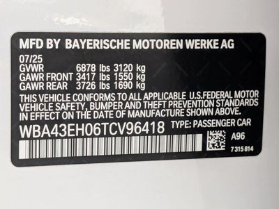 2026 BMW 750e xDrive Plug-In Hybrid