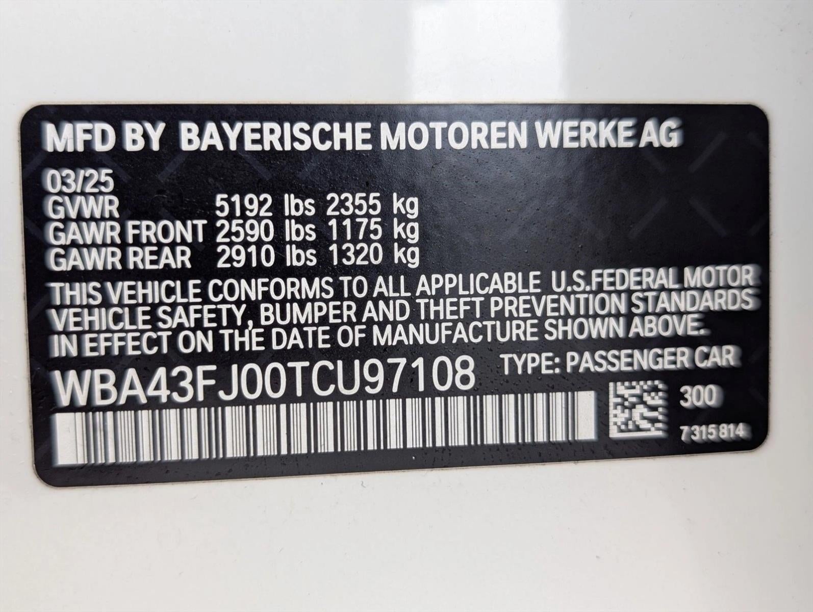2026 BMW 530i Sedan