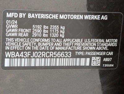 2024 BMW 530i Sedan