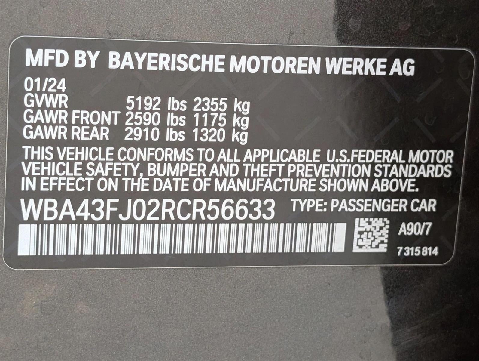 2024 BMW 530i Sedan