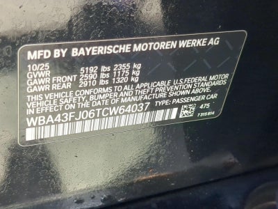 2026 BMW 530i Sedan