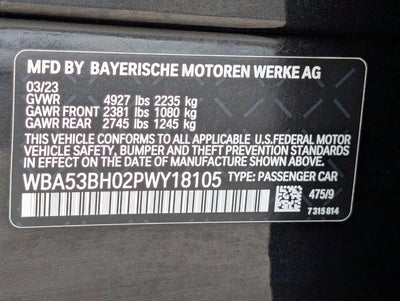 2023 BMW 530i Sedan