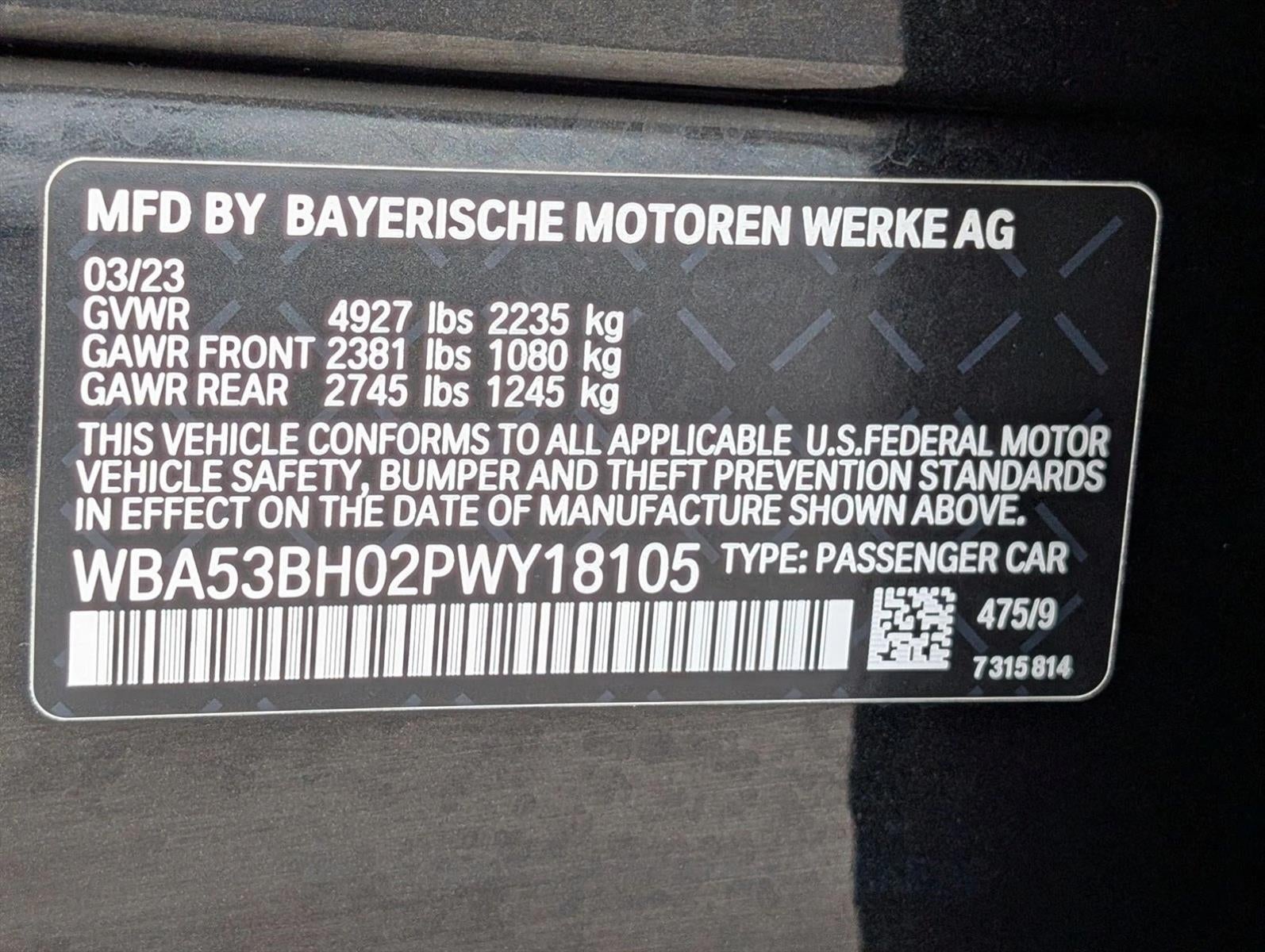 2023 BMW 530i Sedan