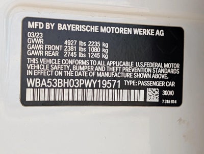 2023 BMW 530i Sedan