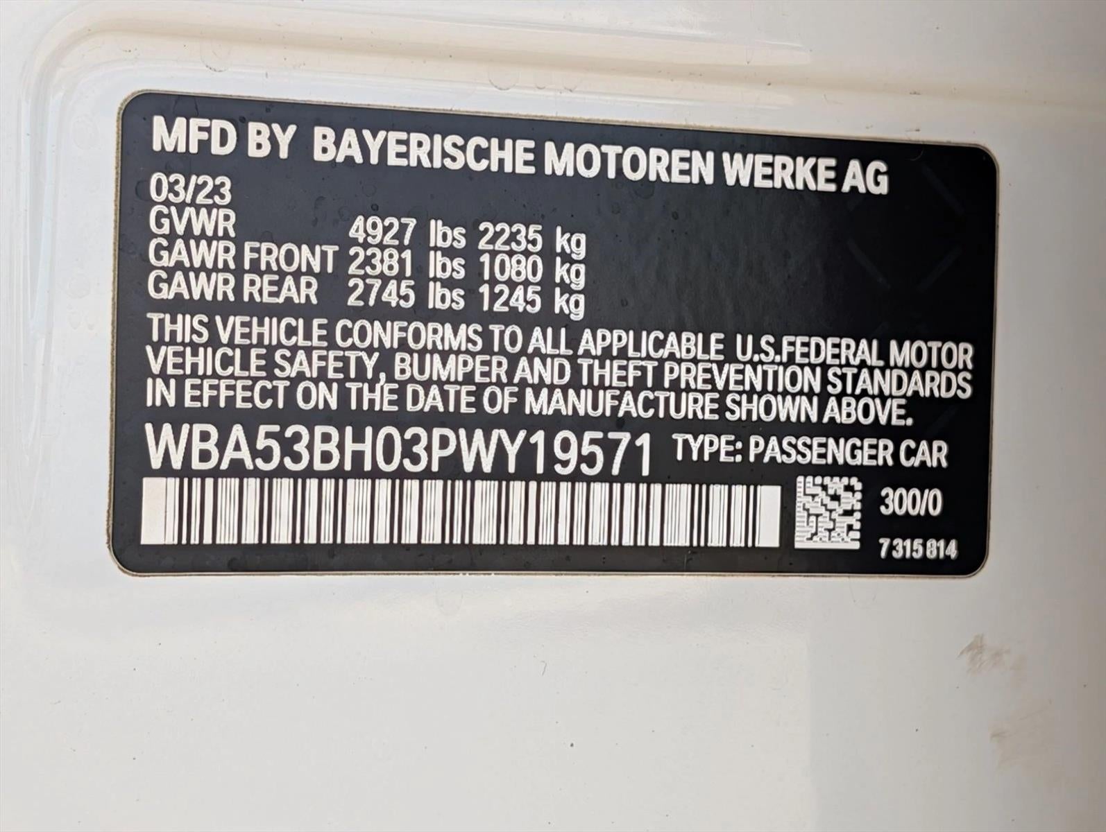 2023 BMW 530i Sedan