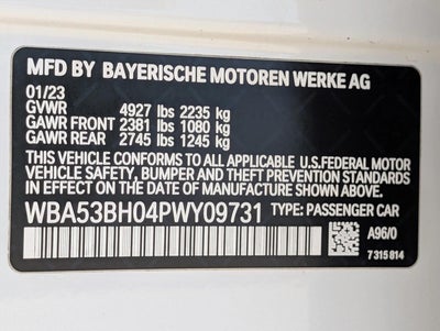 2023 BMW 530i Sedan