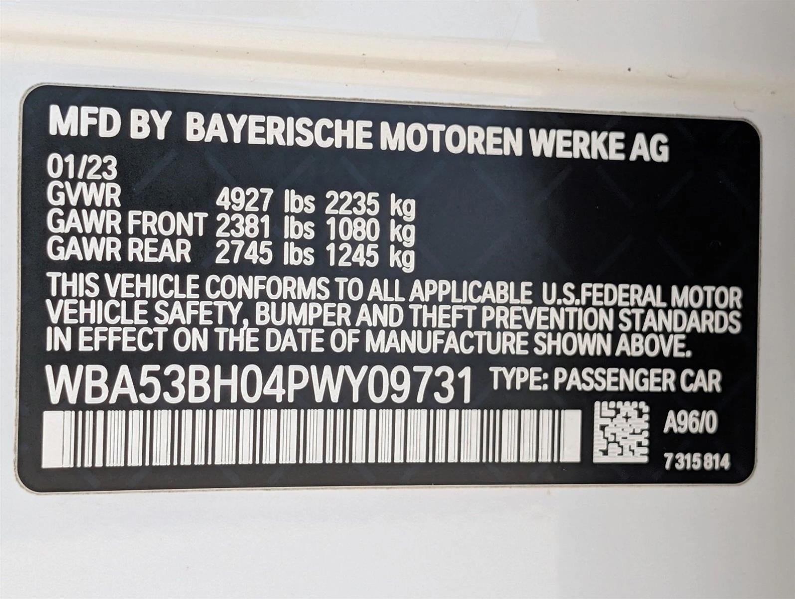 2023 BMW 530i Sedan