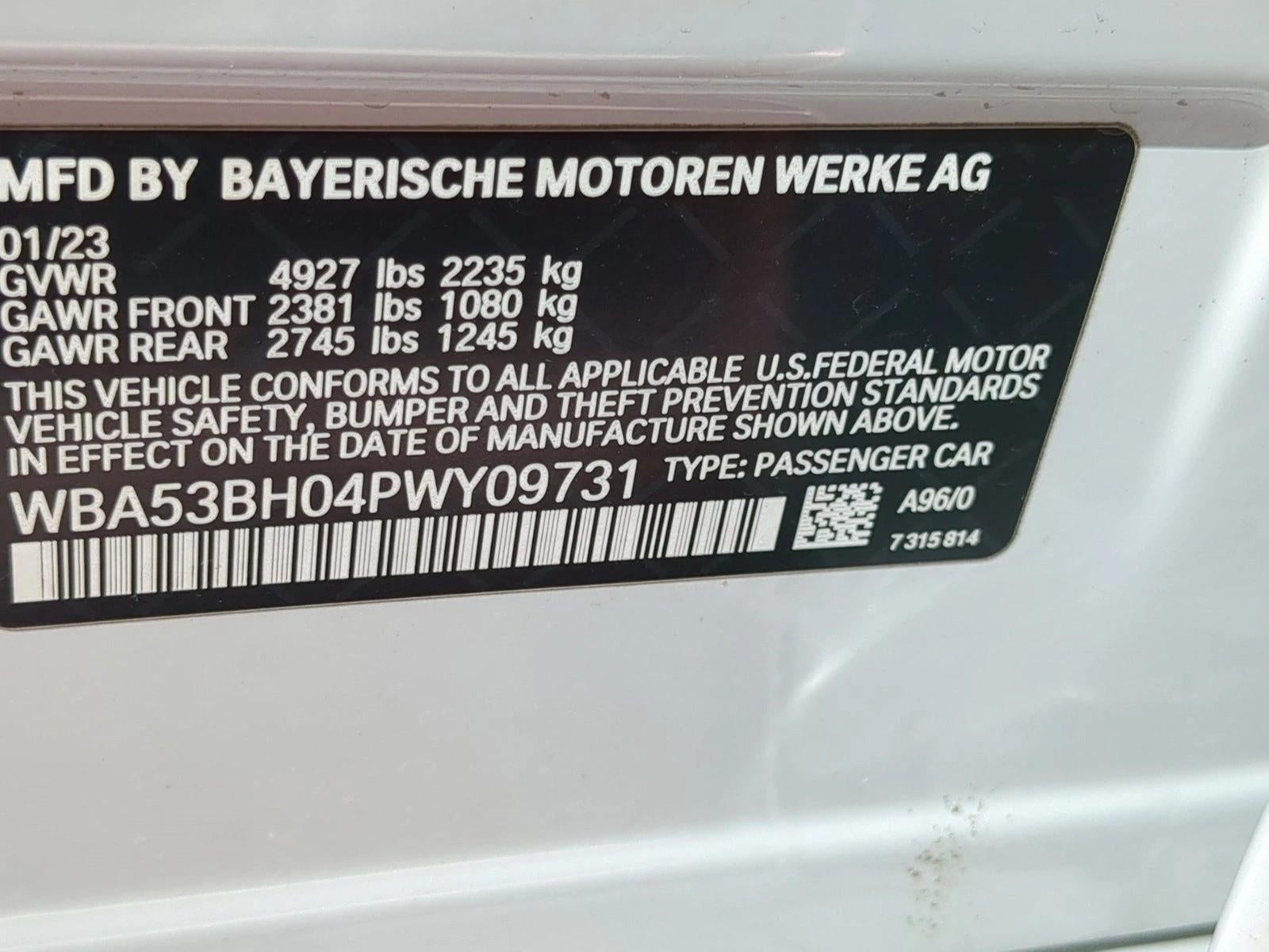 2023 BMW 530i Sedan