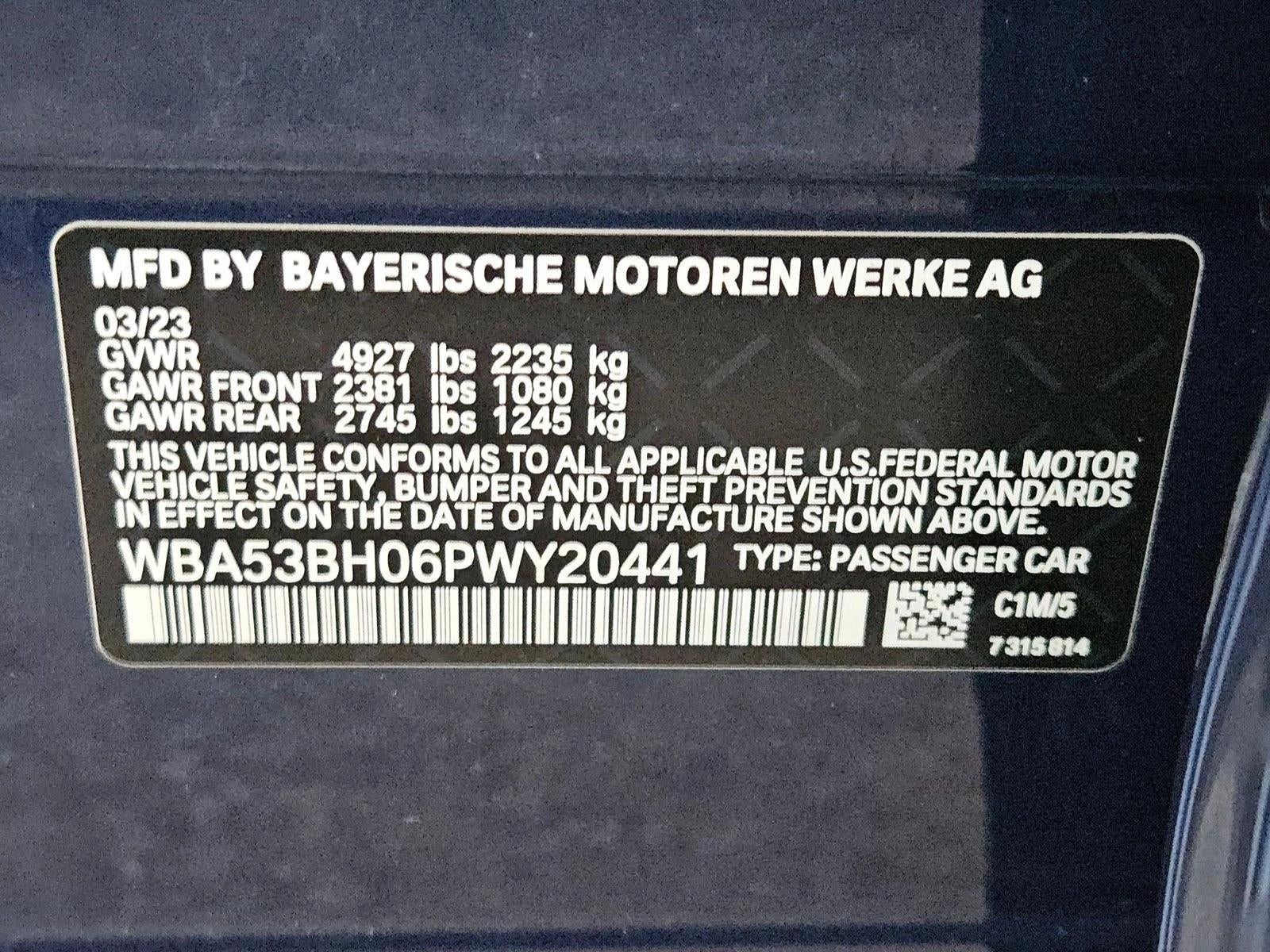 2023 BMW 530i Sedan