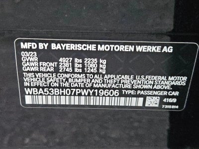 2023 BMW 530i Sedan